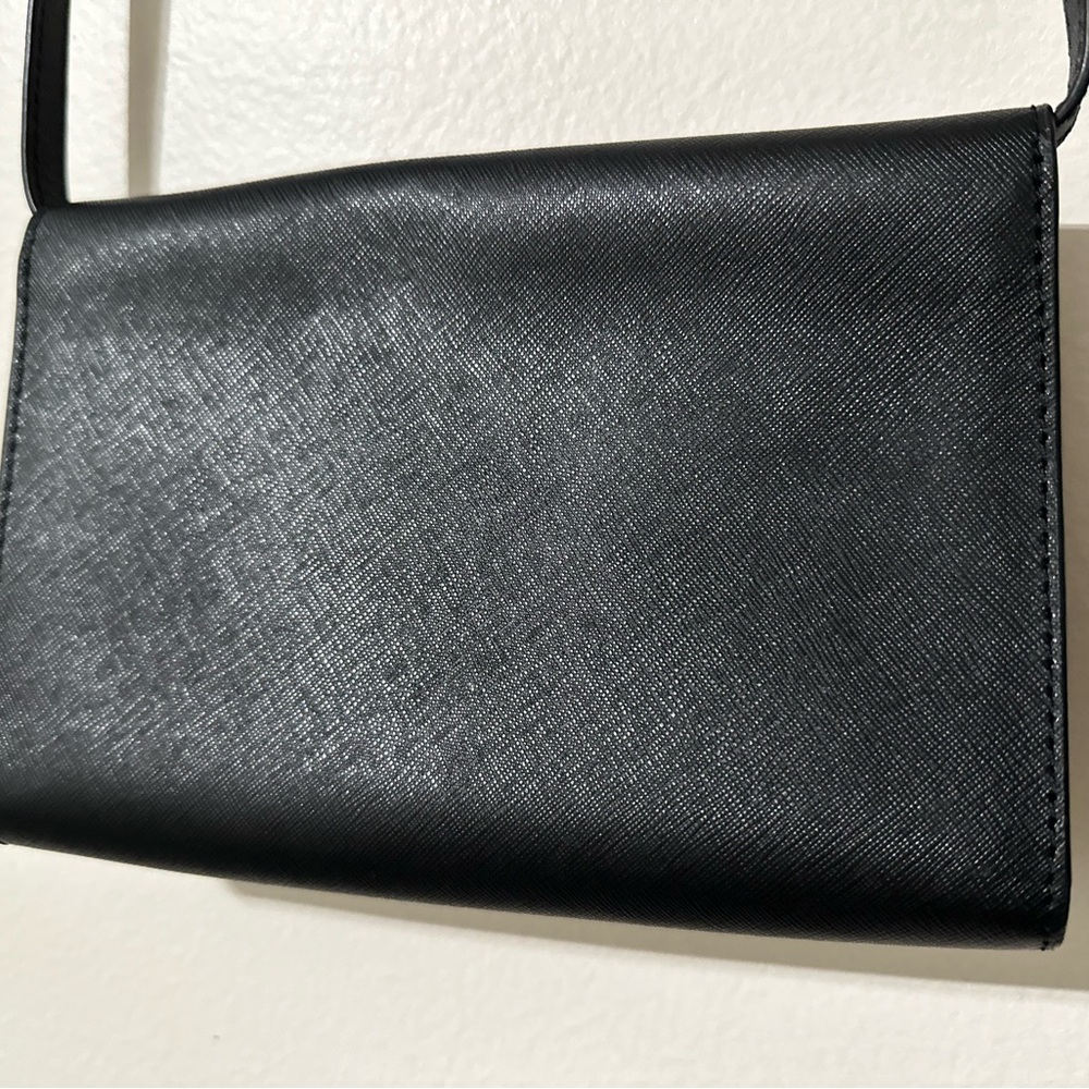 MICHAEL KORS Jet Set Charm LG MF XBODY CLUTCH LEATHER Black - Picture 3 of 13
